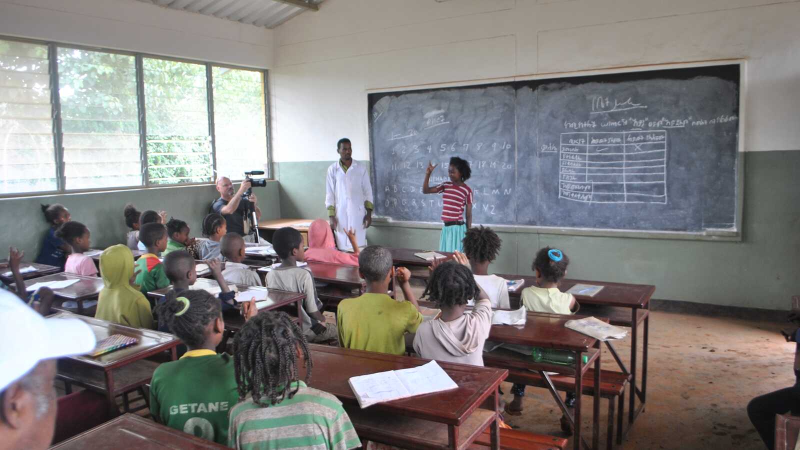 grill presenting to class